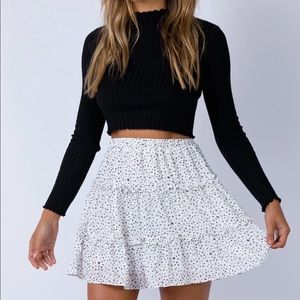 Princess Polly Rasmus Mini Skirt White 12, NWT